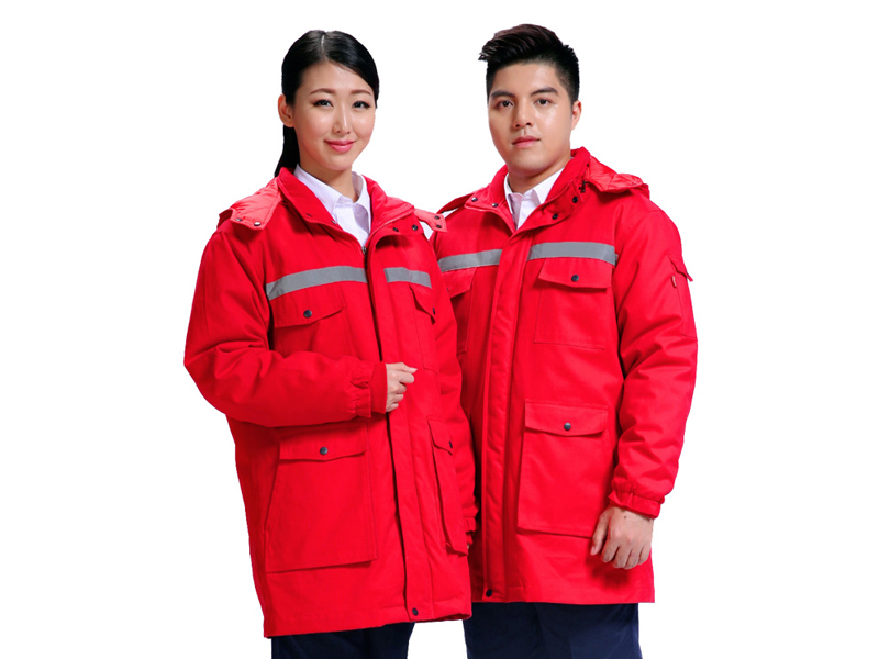 http://www.362200.cn 紅色工作服沖鋒衣展示